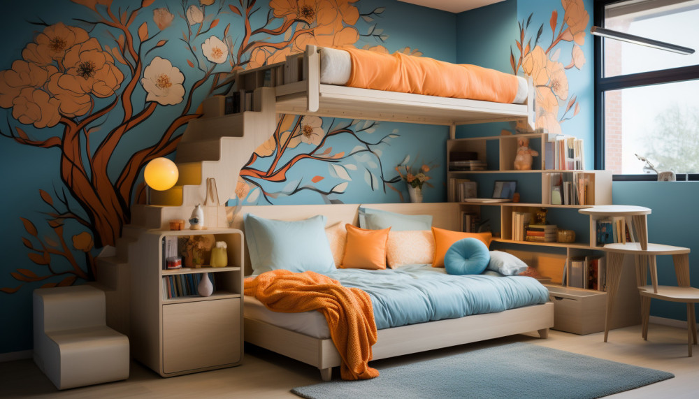 Décoration intérieure pour une chambre d’enfant