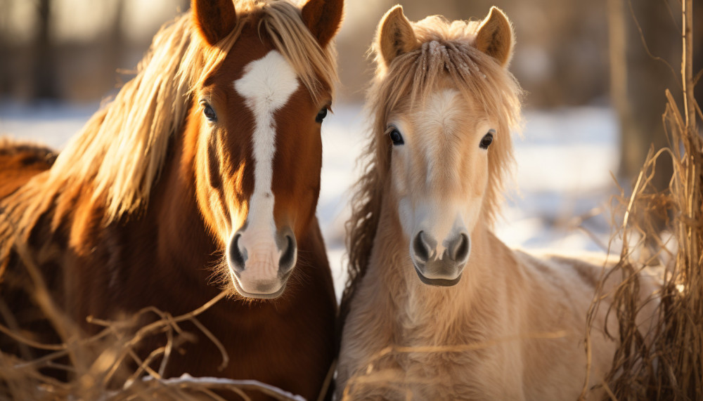 Le cheval et ses signes d'affection