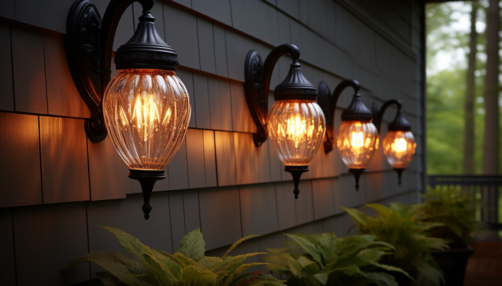 Quelques styles d'appliques extérieurs